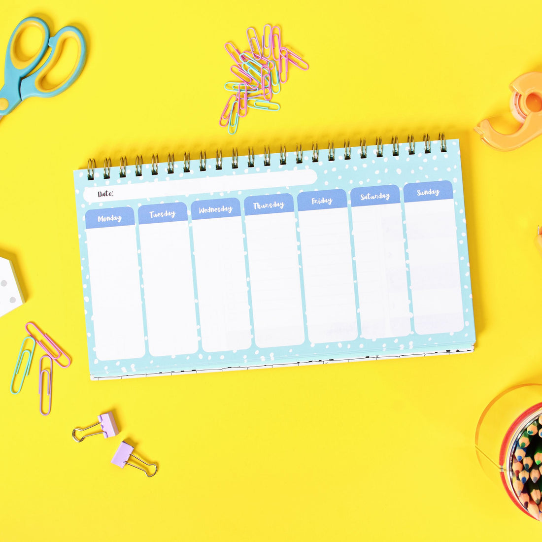 Weekly Cleaning Schedule Template