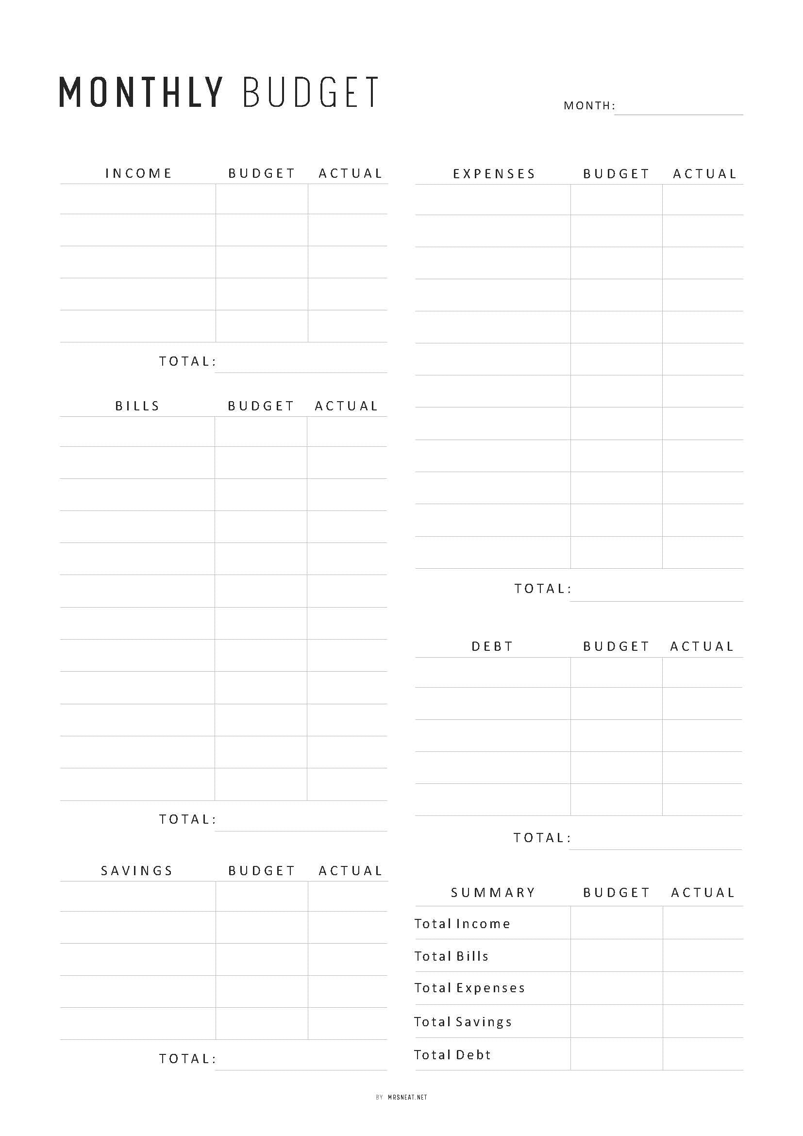 Fillable Financial Planner Bundle Printable, Budget Binder, Savings Tracker, Budget Planner, Debt Payoff, A4/A5/Letter/Half Letter, 2 Colors