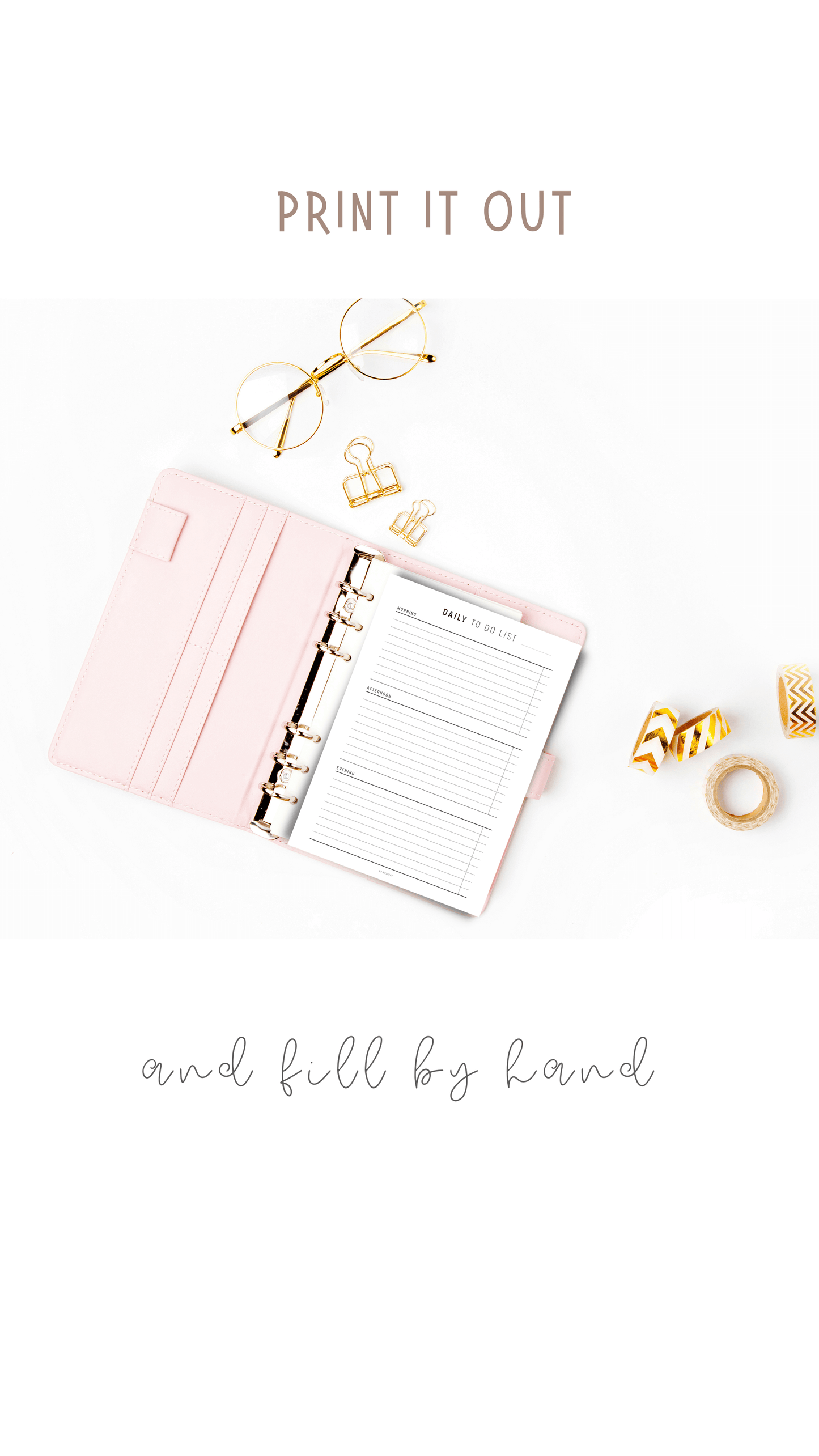 Weekly & Daily To Do List Printable