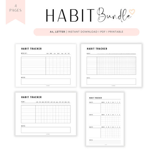 Ultimate Habit Tracker Bundle