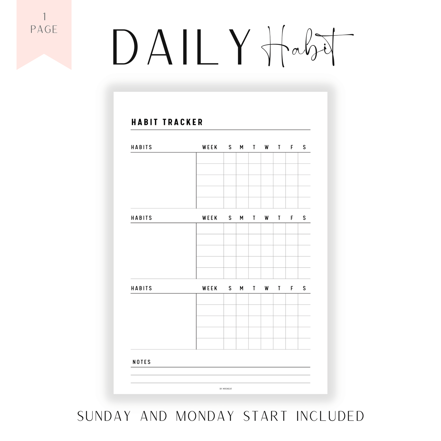 Ultimate Habit Tracker Bundle