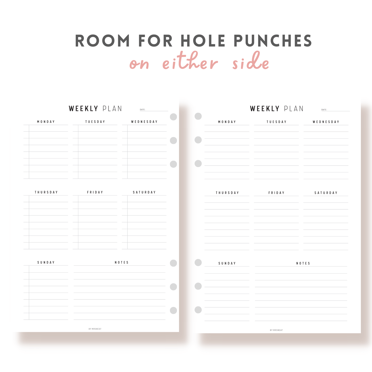 Weekly Planner Printable