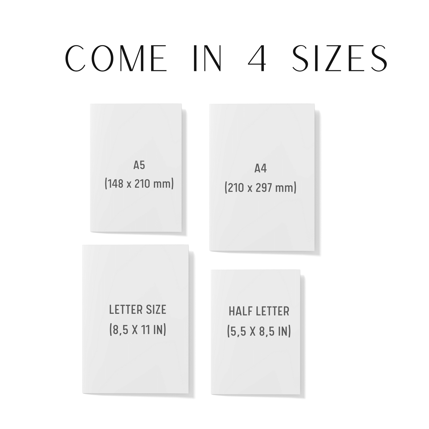 A4, A5, Letter, Half Letter Floral To Do List Planner