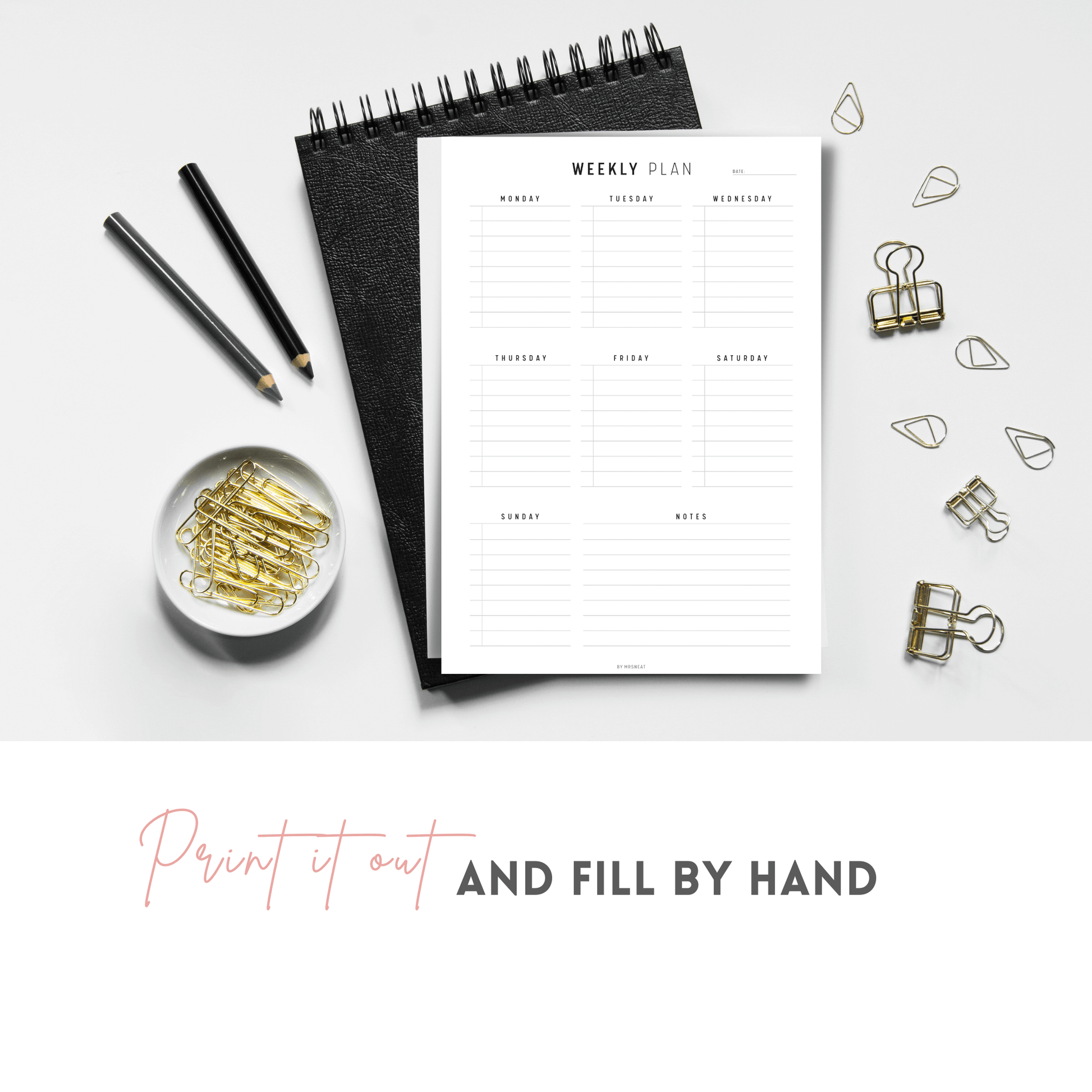 Weekly Planner Printable