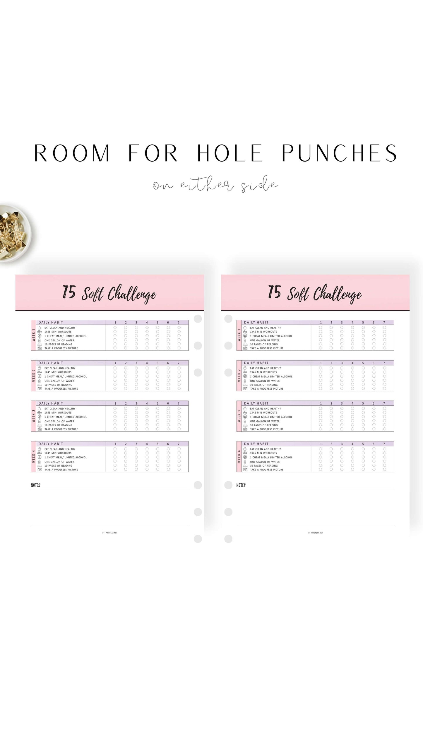 75 Soft Challenge Tracker Printable