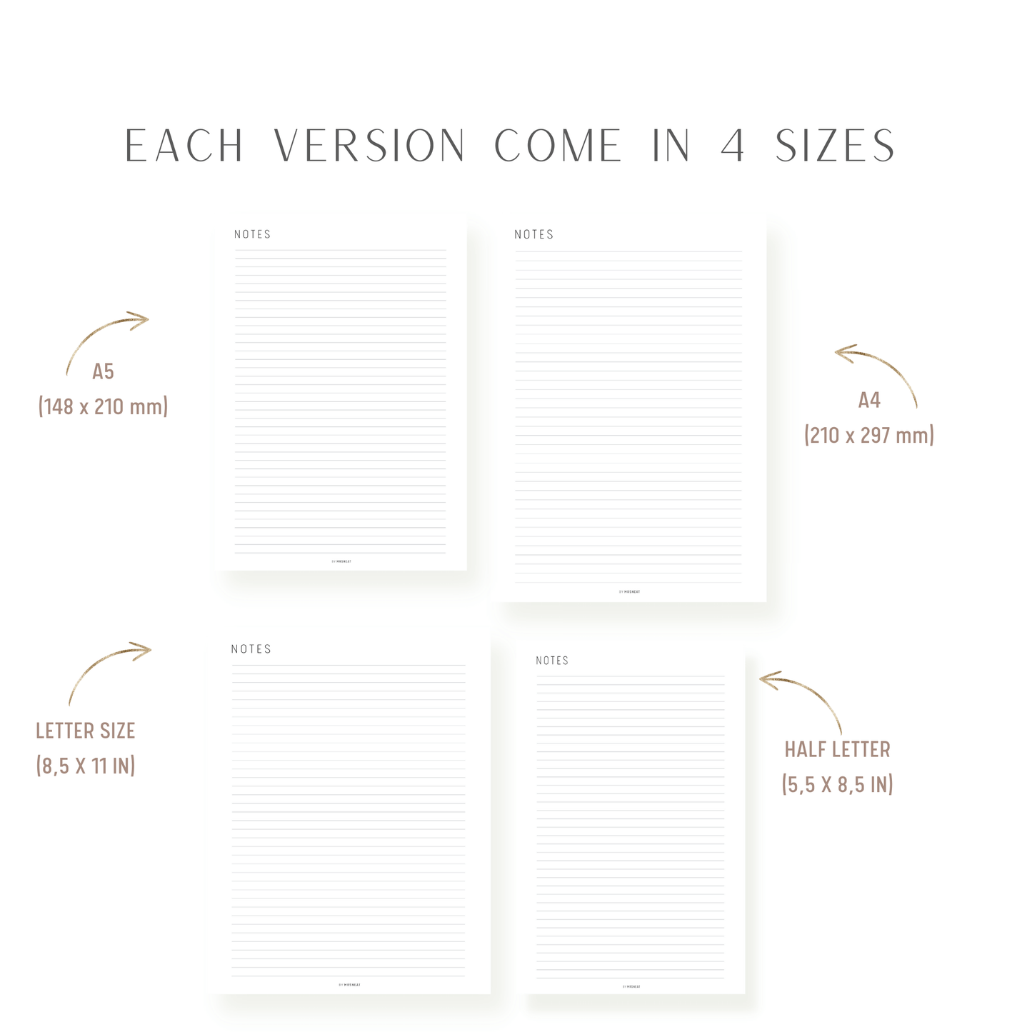 Notes Page Printable