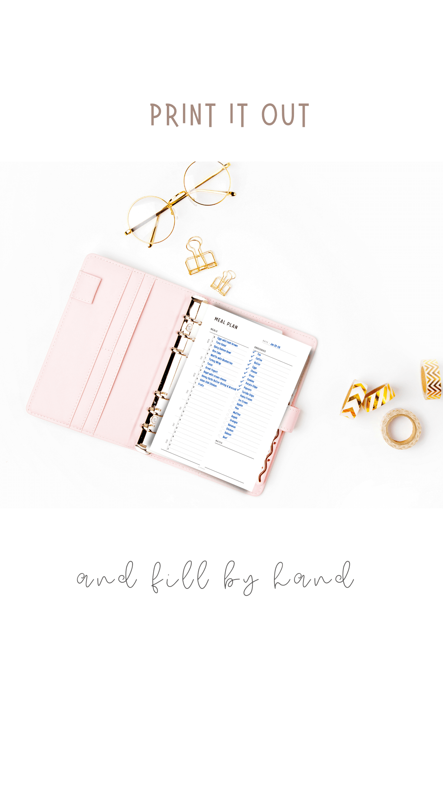Meal Planner and Grocery Shopping List