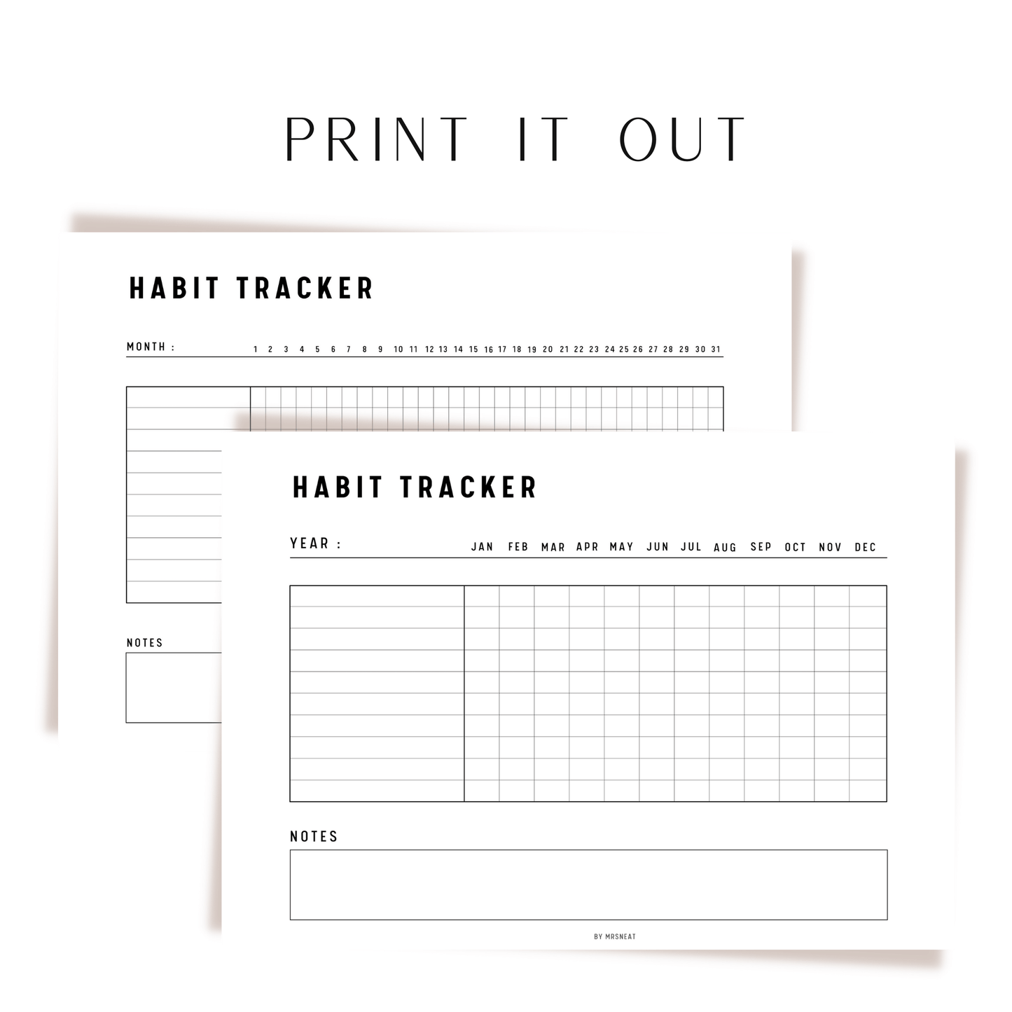 Ultimate Habit Tracker Bundle