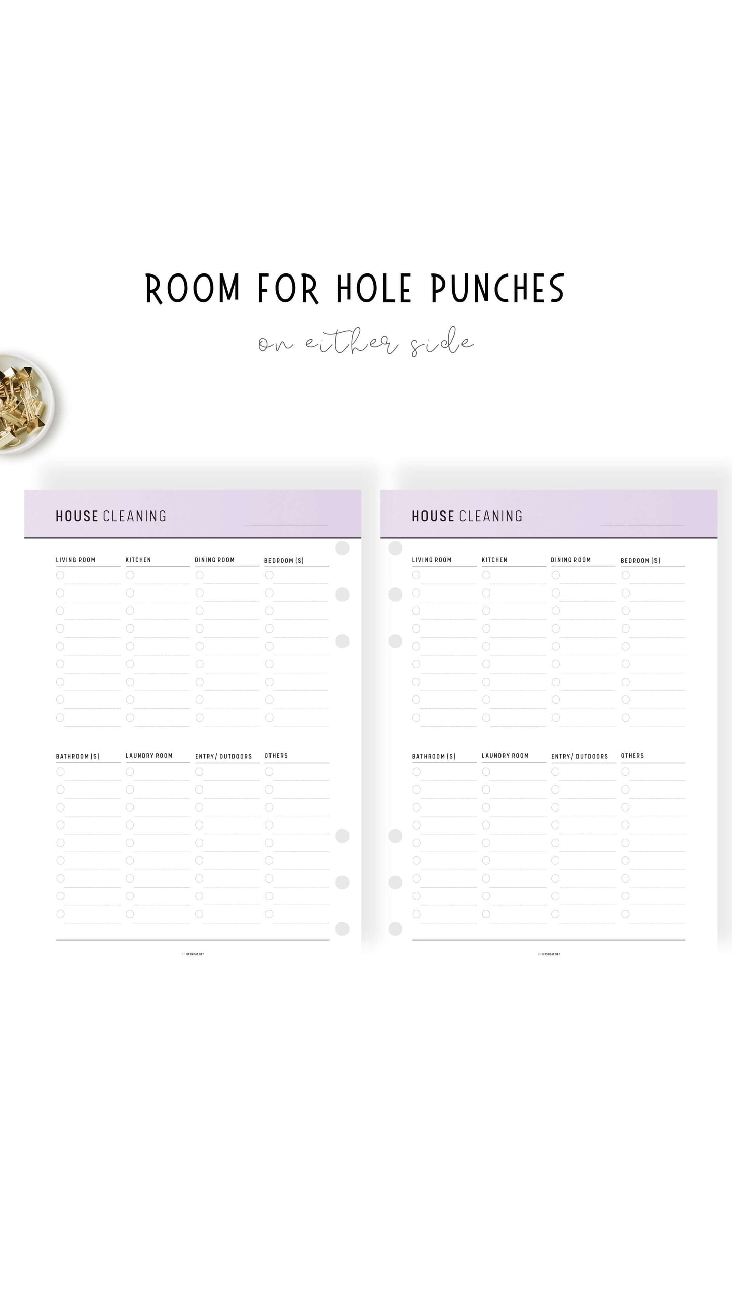 House Cleaning Checklist Printable
