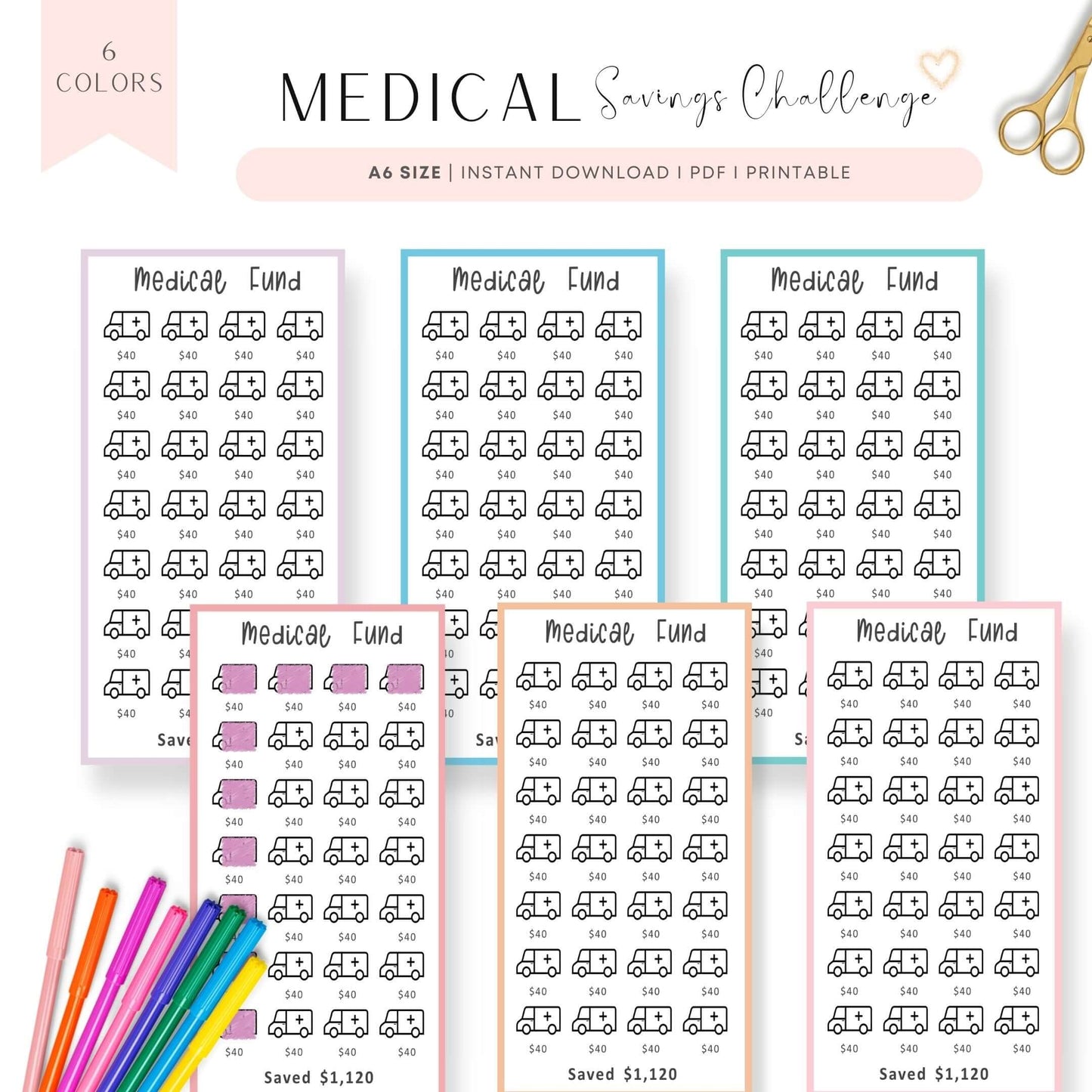 Medical Mini Saving Challenge A6