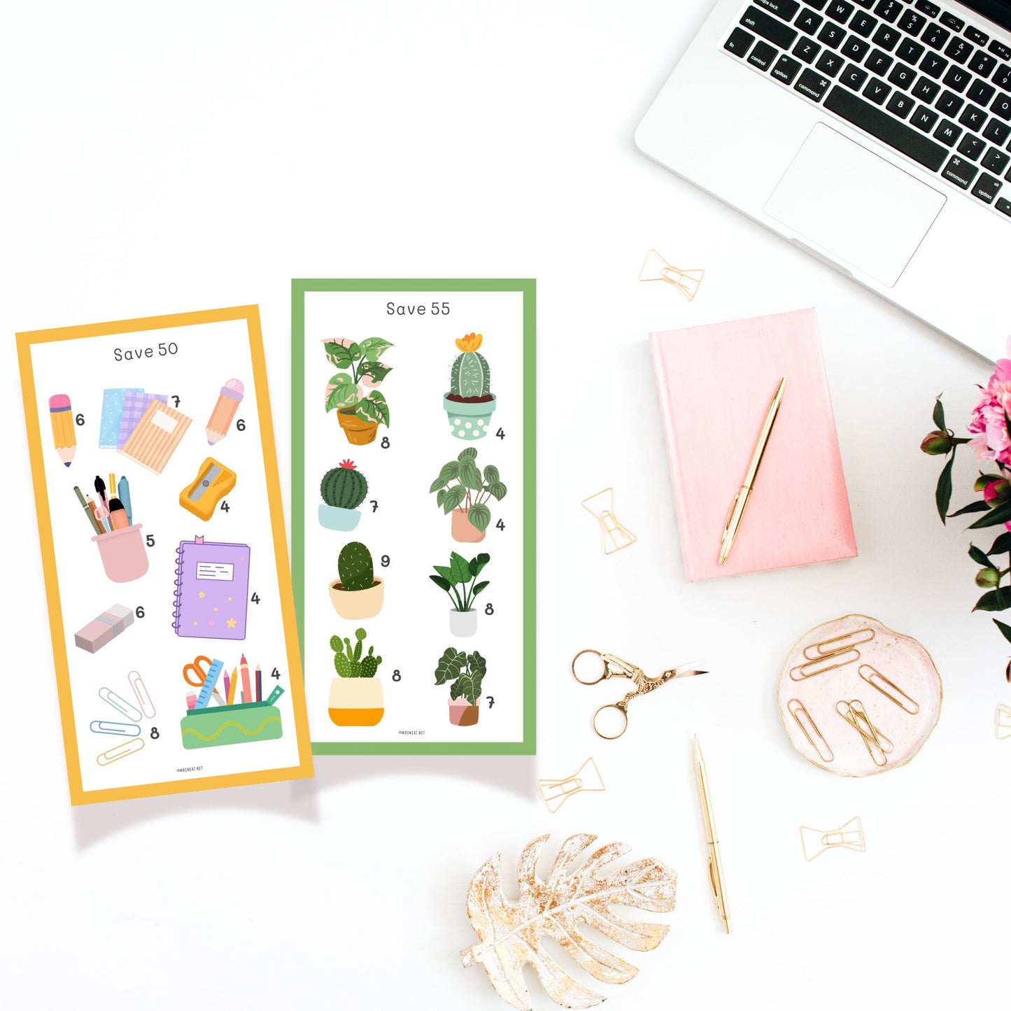 6 Mini Savings Challenges Printable Save $300