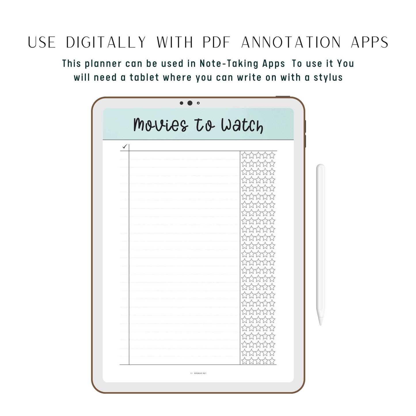 Movies to watch list printable pdf