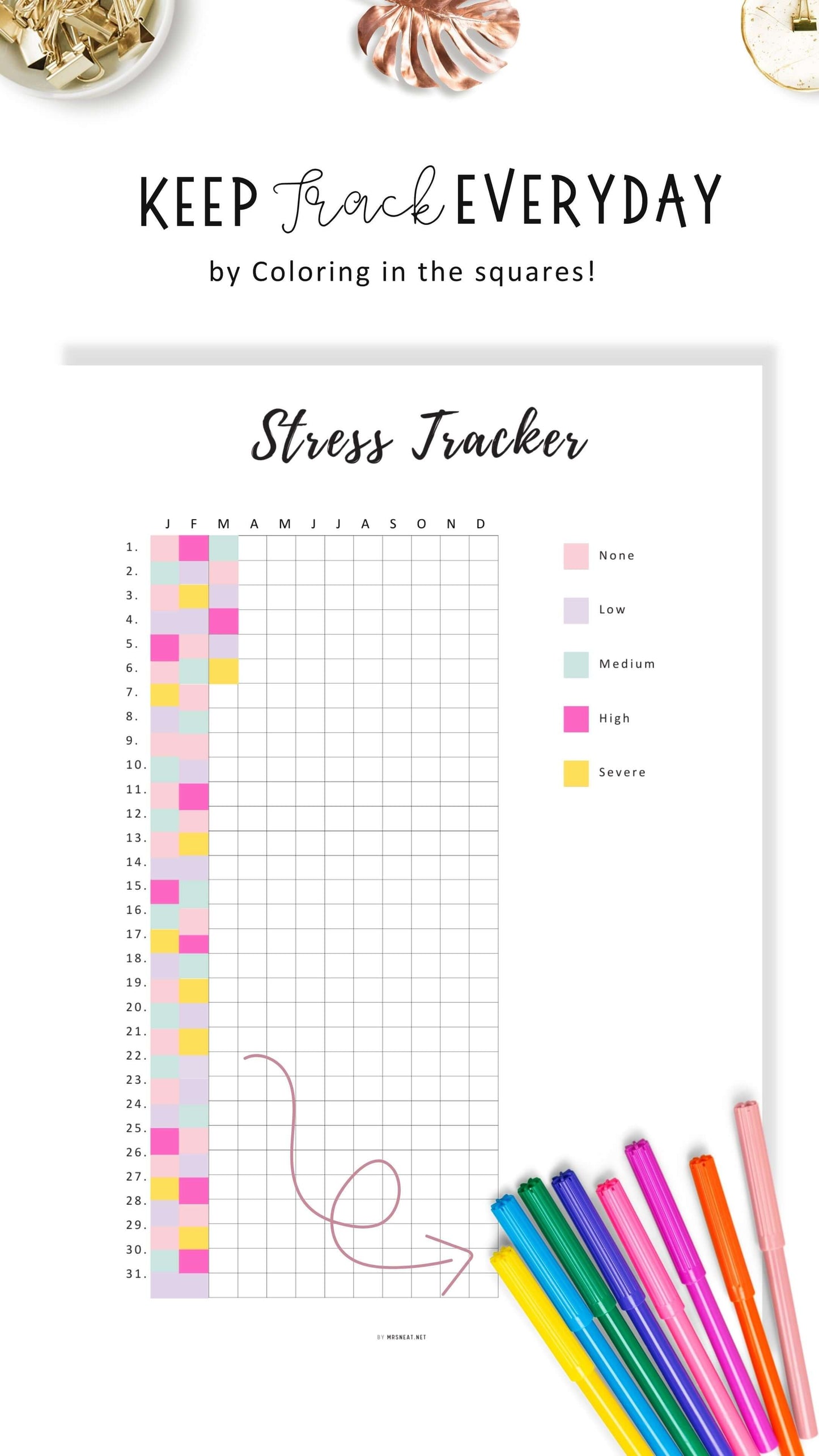 How to Track Your Stress in One Year