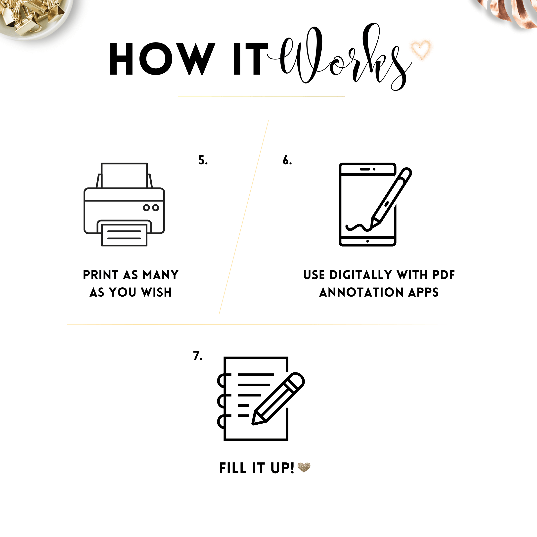 How Printable Planner Works Part 2