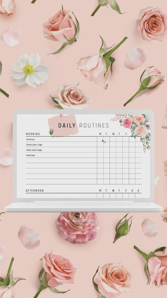 Routine Planner Checklist - M151