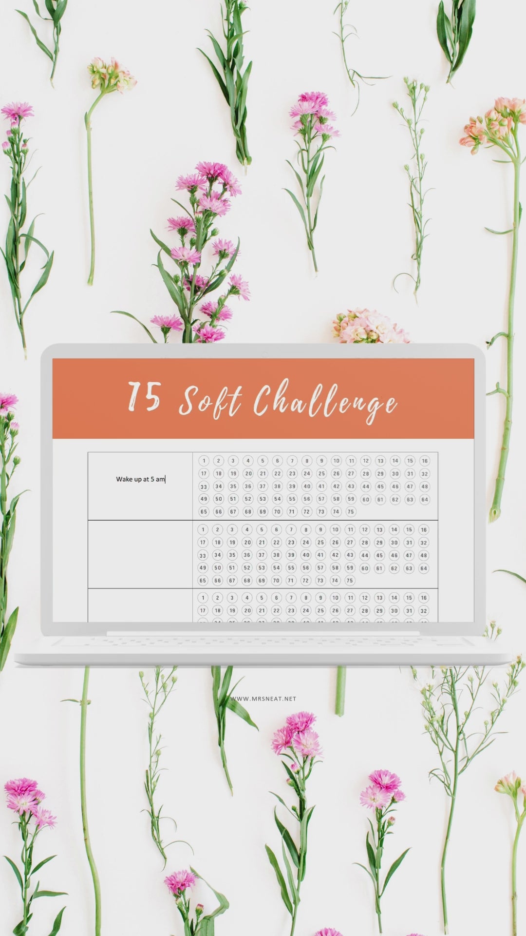 Printable 75 Soft Challenge Template