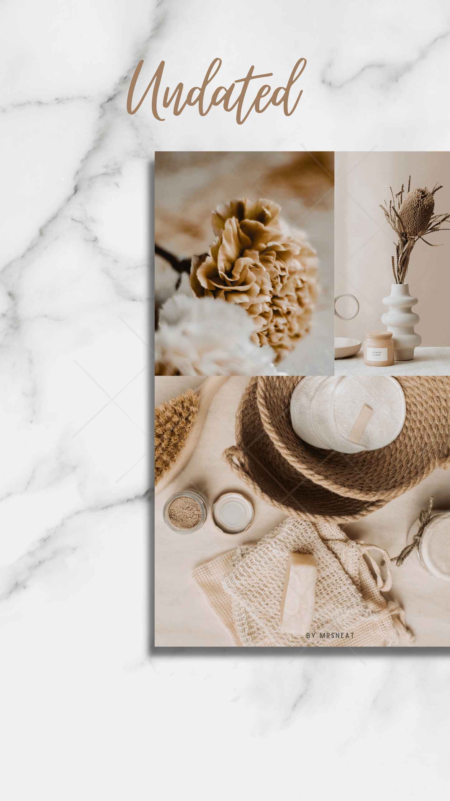 Cozy Cinnamon Planner Dashboard