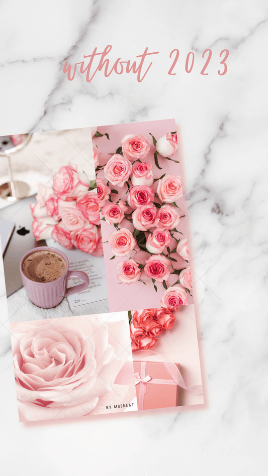 Floral Blush Planner Dashboard - M162