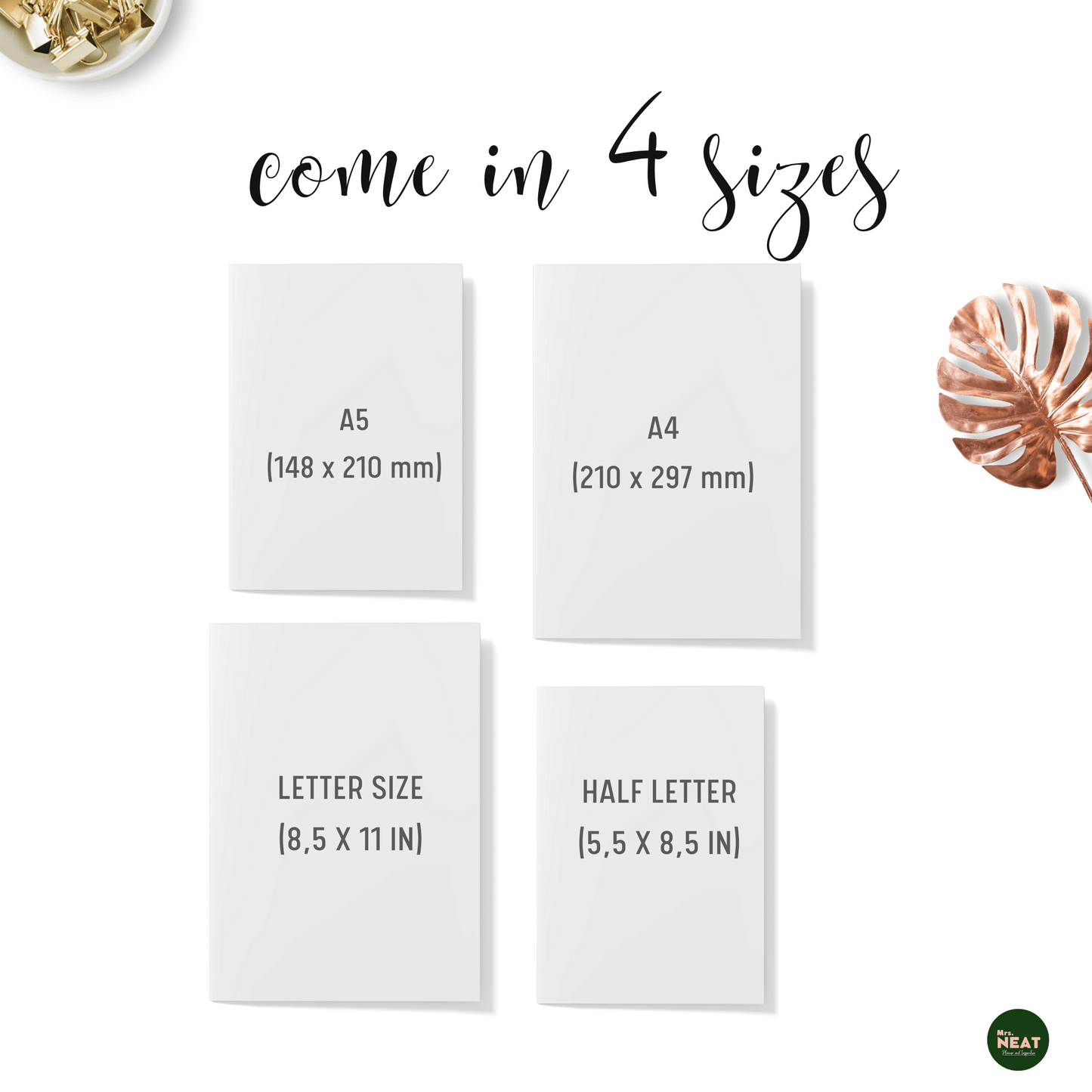 Floral Money Saving Challenge Planner to save $8000 in 52 weeks in A4, A5, Letter and Half Letter size