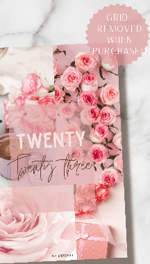 Floral Blush Planner Dashboard - M162