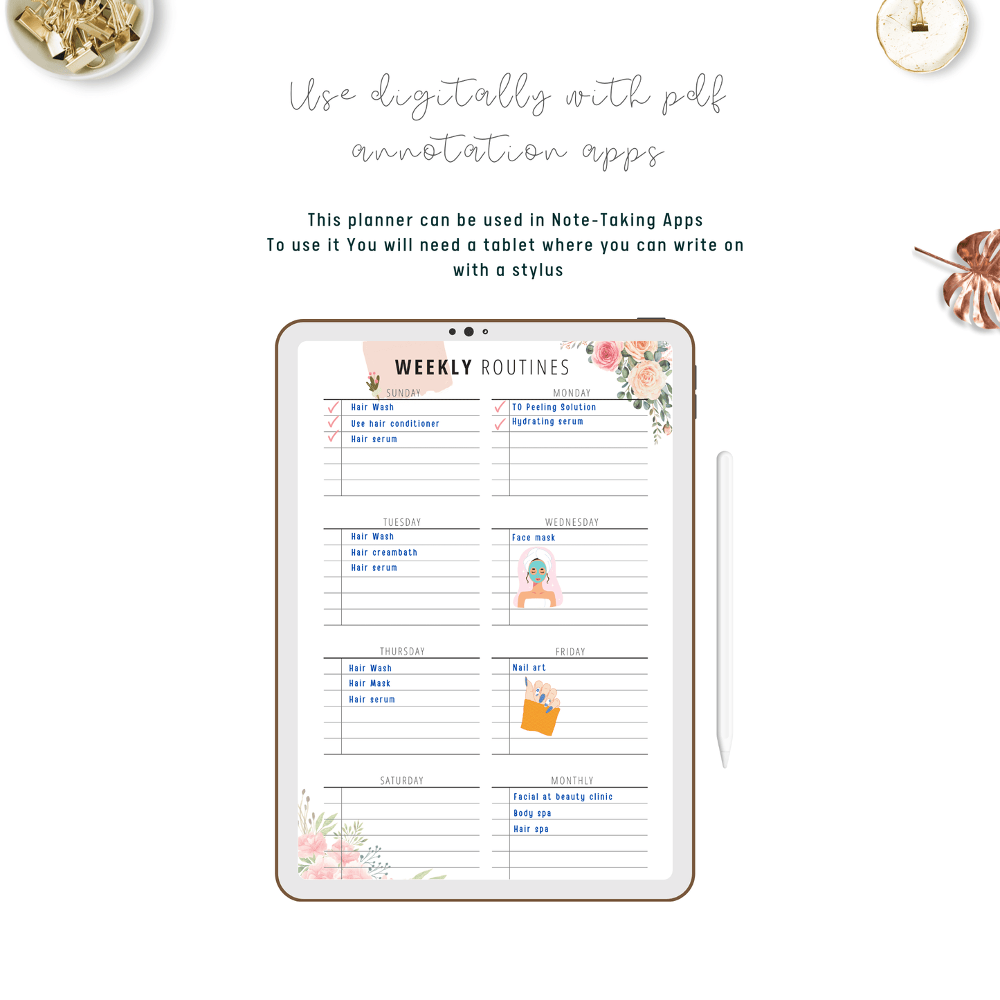 Routine Planner Checklist - M151