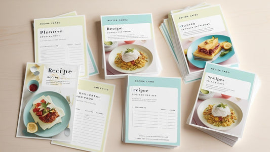 Elevate Your Recipe Organization with Pastel Printable Recipe Cards