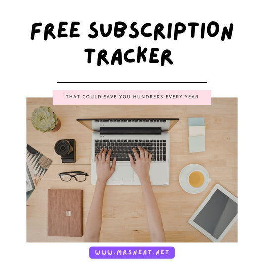 FREE Subscription Tracker That Could Save You Hundreds Every Year