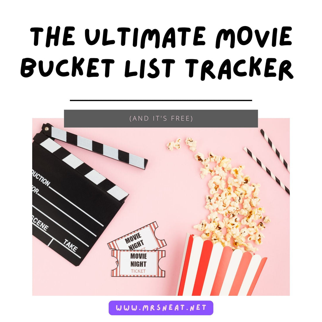 10 colors Movies To Watch Template Printable