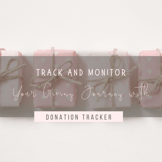 Track and Monitor Your Giving Journey