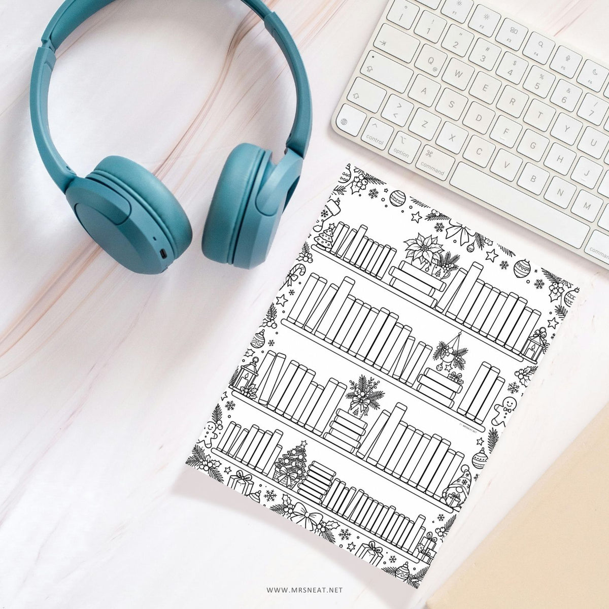Christmas reading challenge printable for bookworms tracking 100 books with a cozy festive bookshelf design