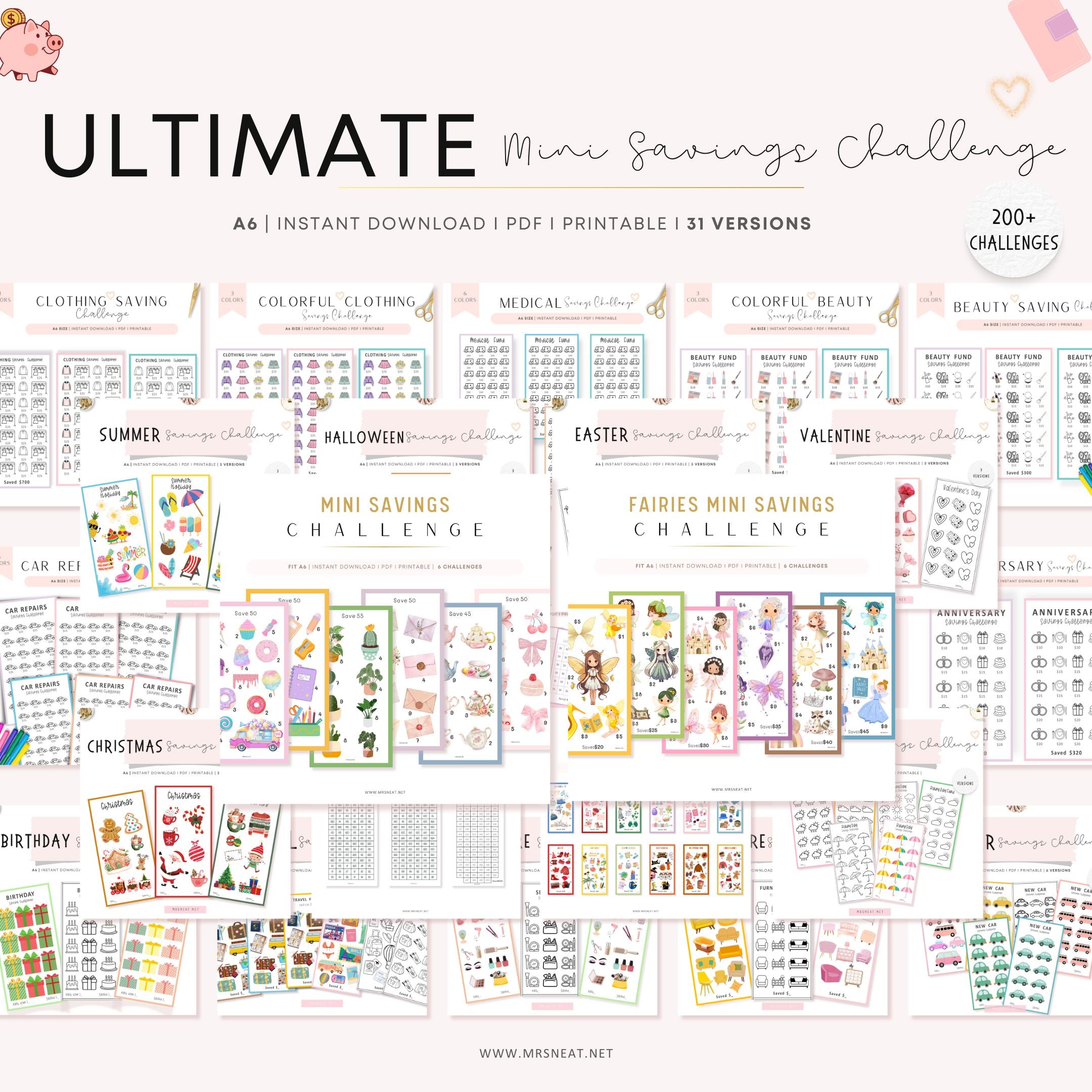 Ultimate Bundle Mini Savings Challenge - M562 – mrsneat