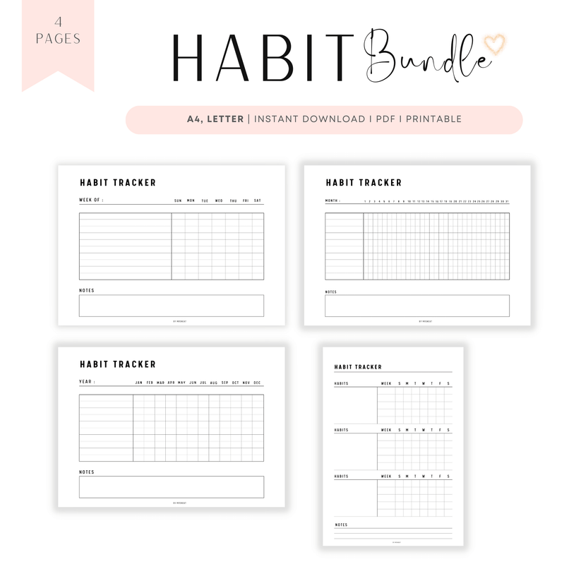 Ultimate Habit Tracker Bundle – mrsneat