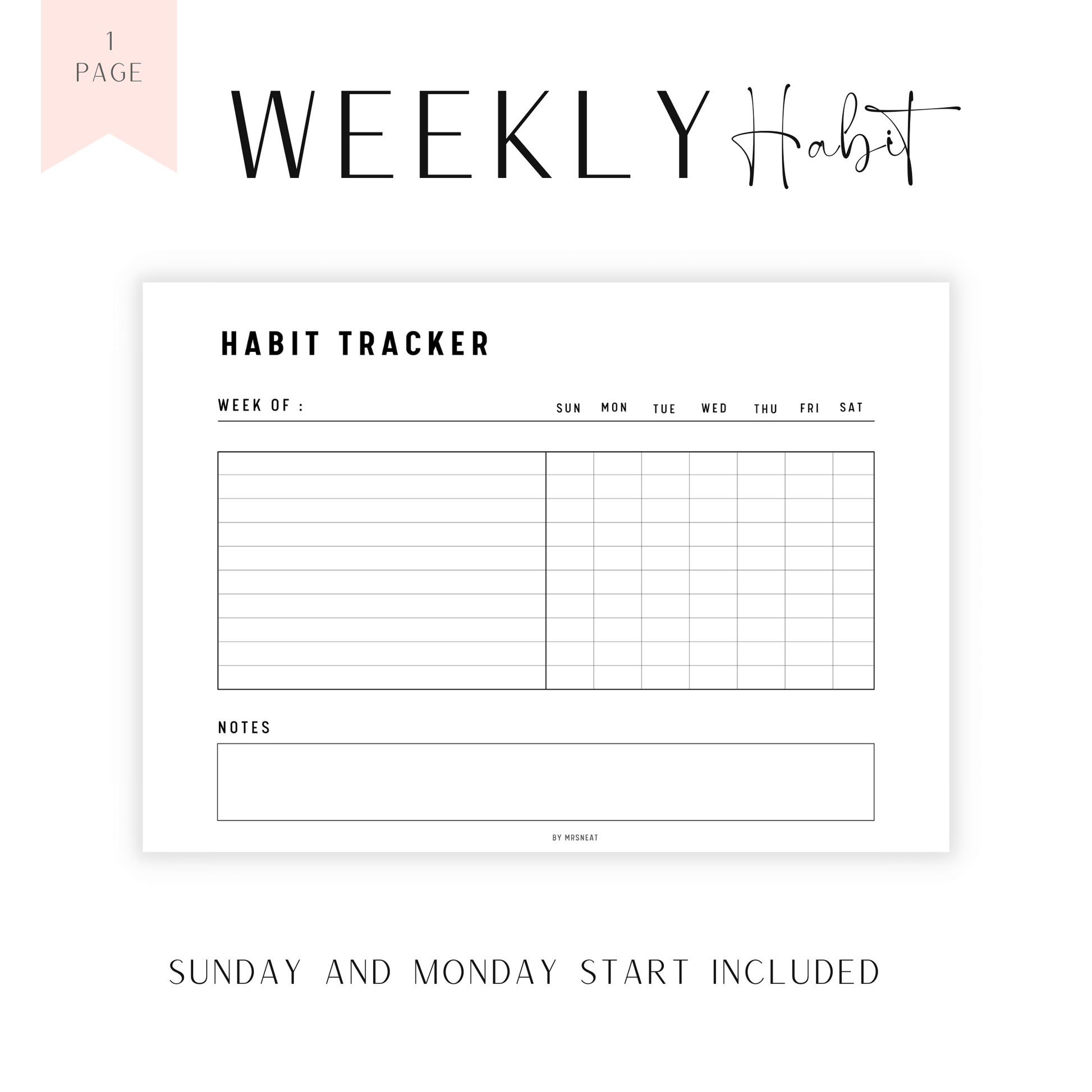 Ultimate Habit Tracker Bundle