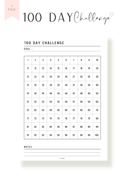 Habit Challenge Printable Bundle – mrsneat