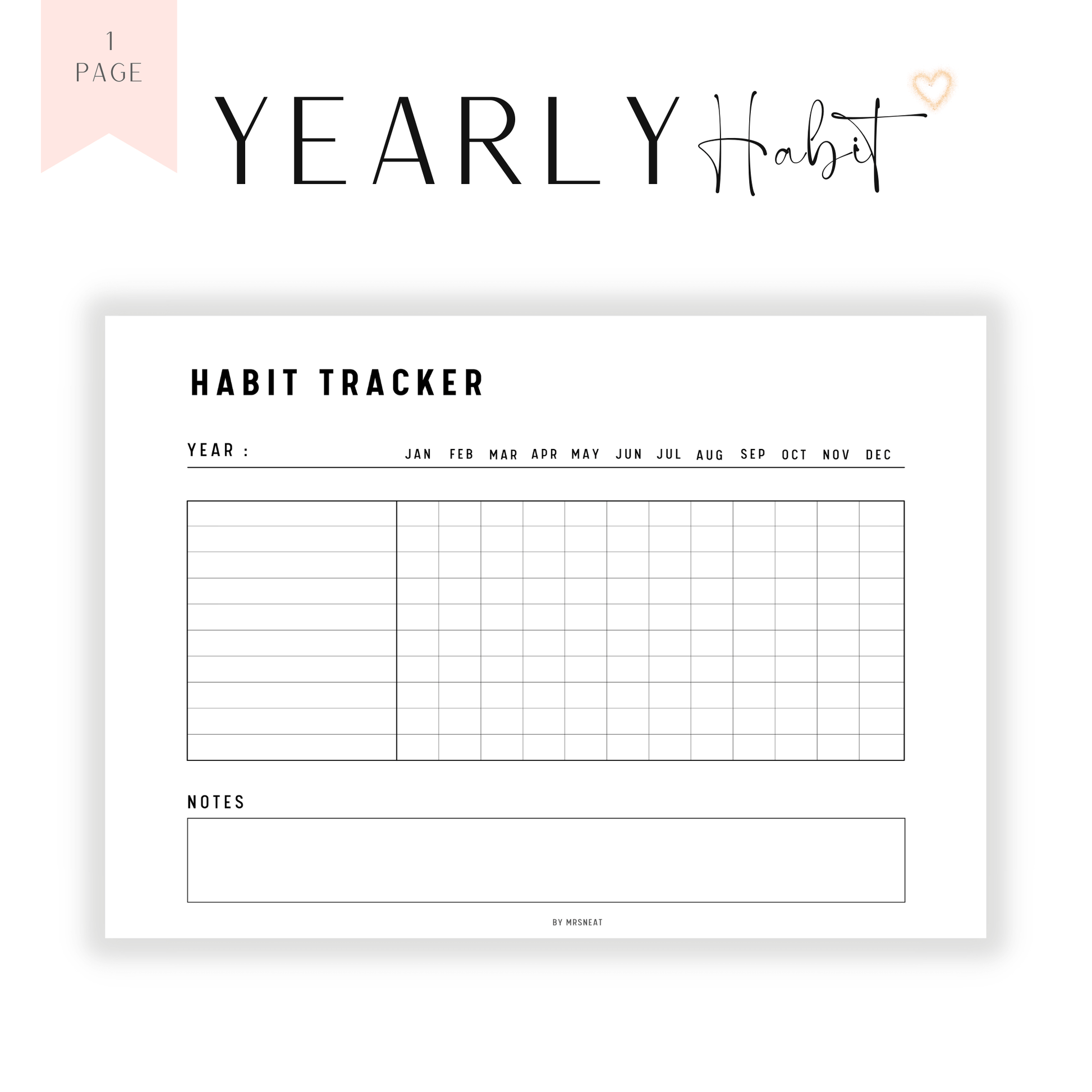 Ultimate Habit Tracker Bundle