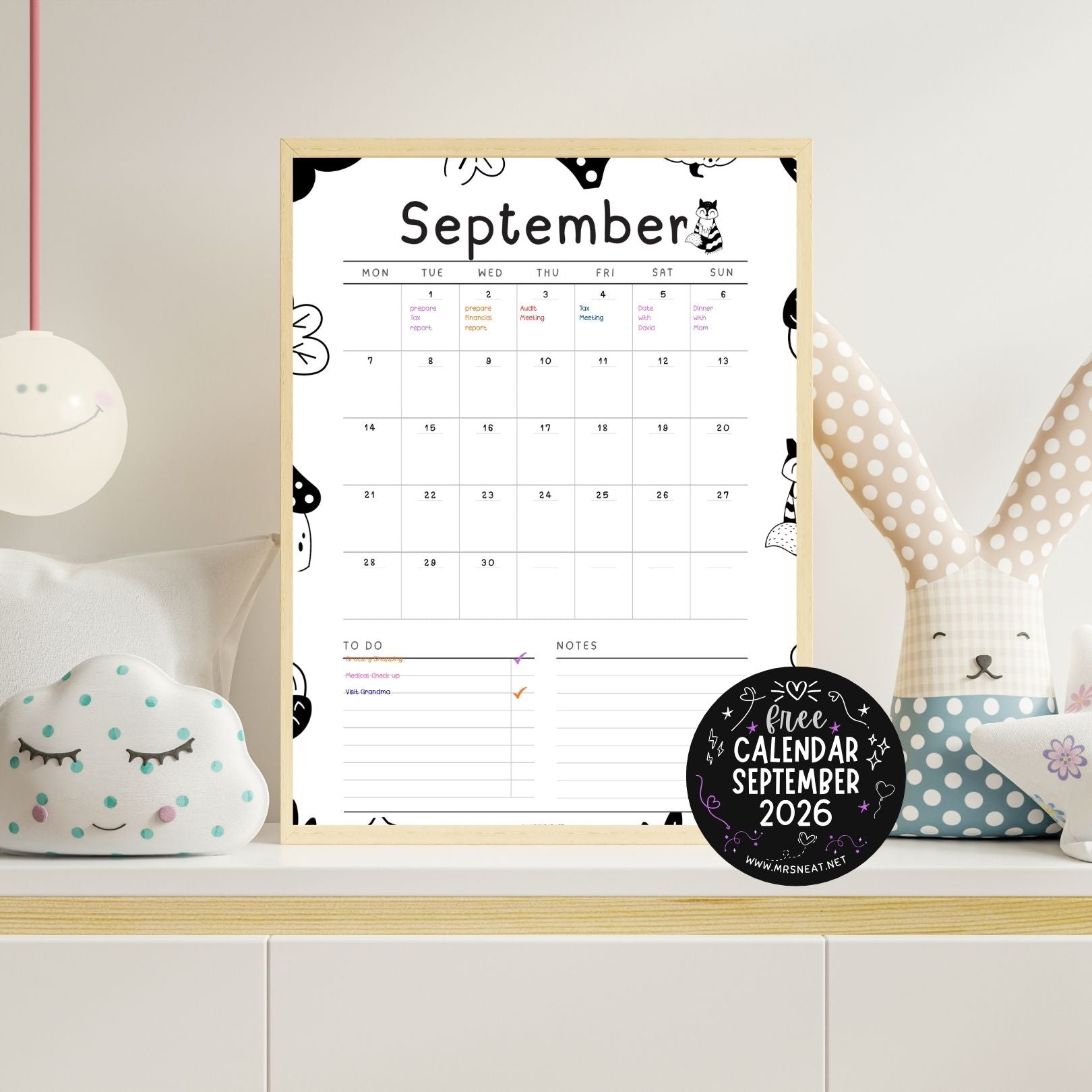 Free September 2026 calendar PDF for home, work, school, and everyday planning