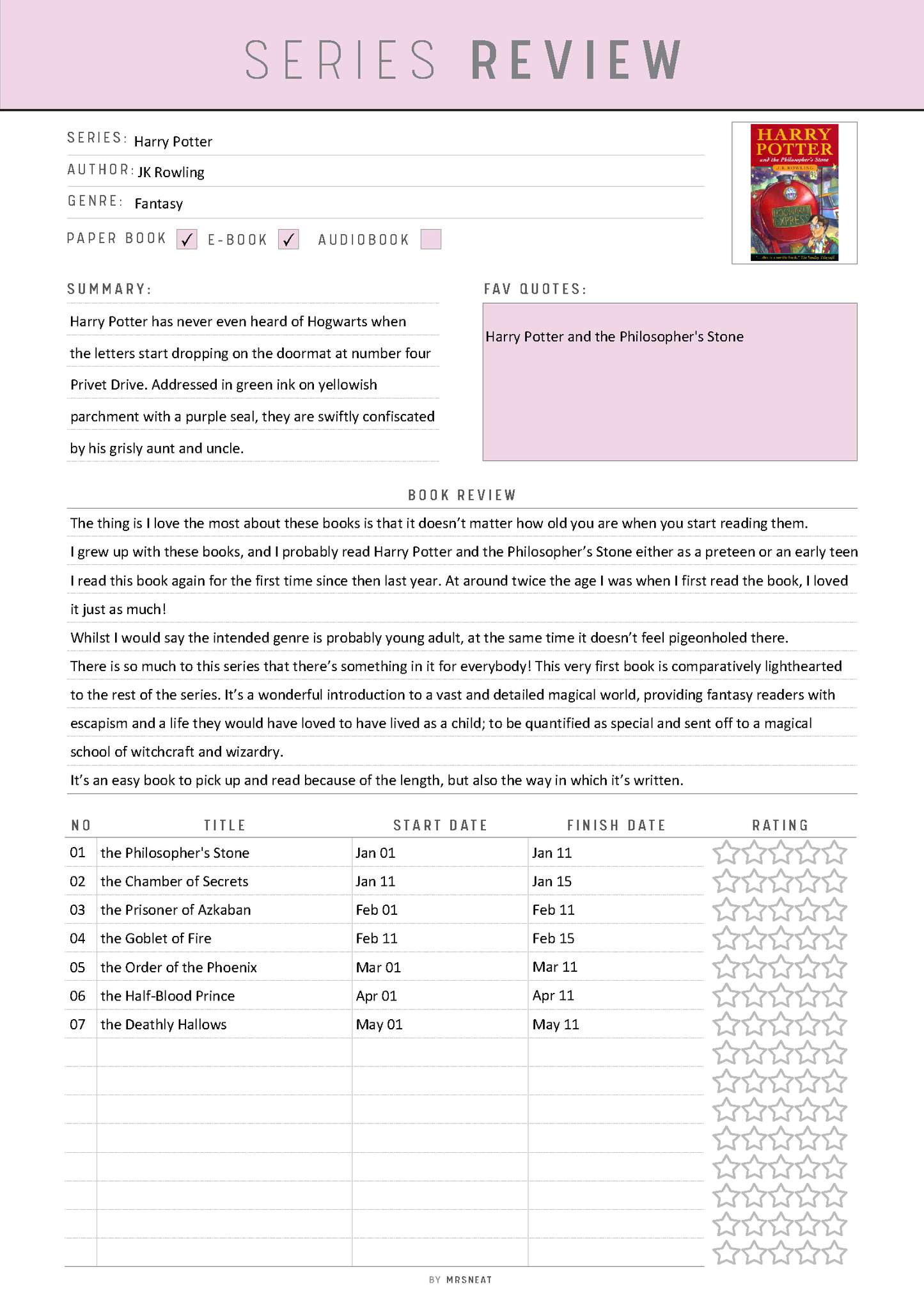 FILLABLE Book Series Review Template, PRINTABLE: 2 versions, 5 colors (PDF), Book Series Review, Series Template, Series Printable, Book Review Template, Book Review Planner, Book Printable, Review Printable, Review Template, Book Review Page, Printable Planner, Book Series Page, Book Series Planner, Colorful Book Series review Printable