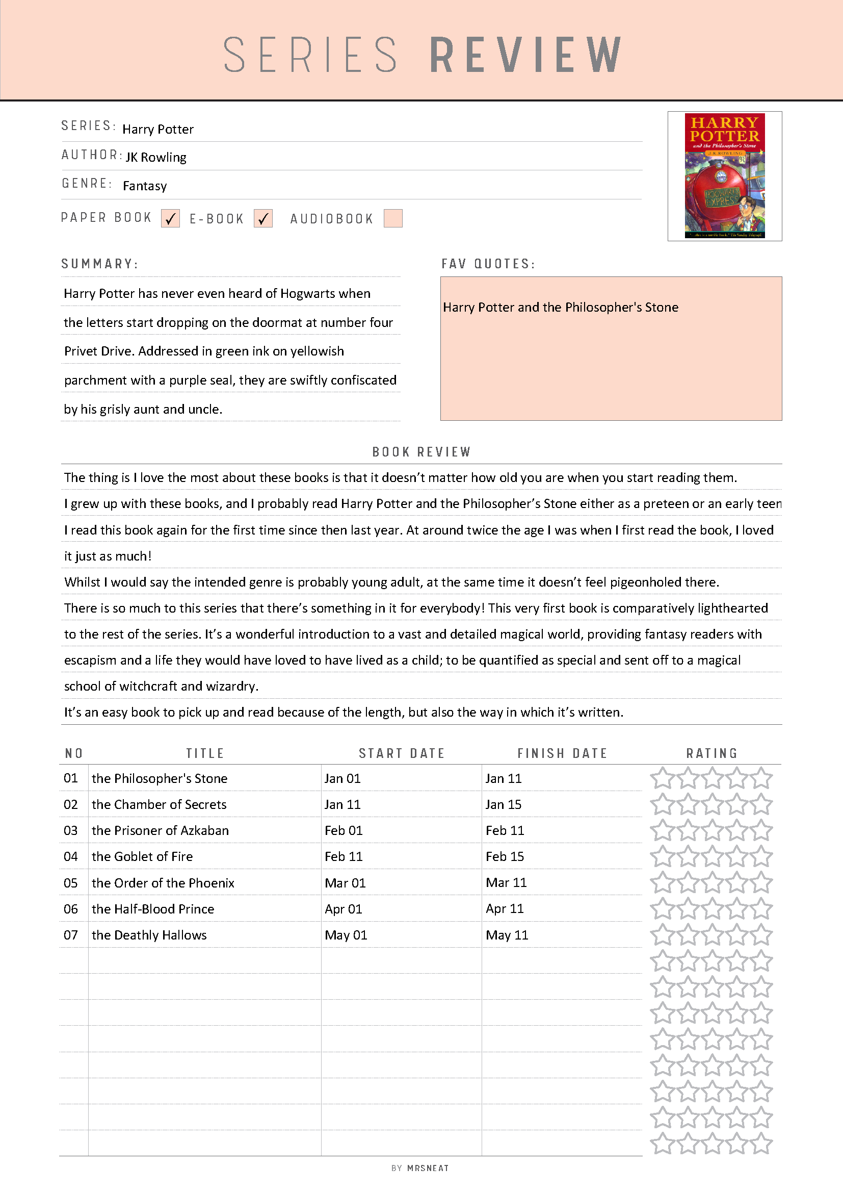 FILLABLE Book Series Review Template, PRINTABLE: 2 versions, 5 colors (PDF), Book Series Review, Series Template, Series Printable, Book Review Template, Book Review Planner, Book Printable, Review Printable, Review Template, Book Review Page, Printable Planner, Book Series Page, Book Series Planner, Colorful Book Series review Printable