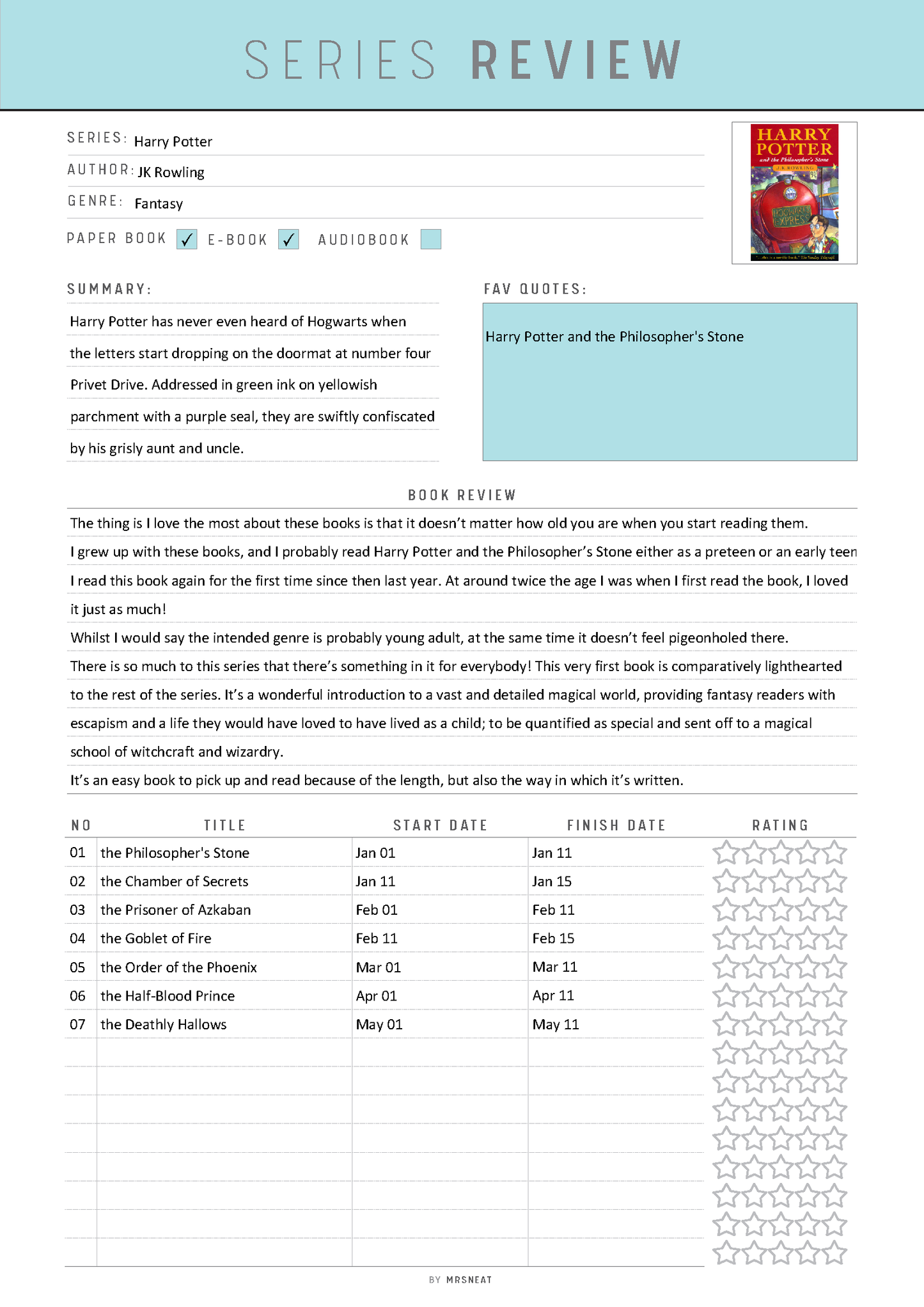 FILLABLE Book Series Review Template, PRINTABLE: 2 versions, 5 colors (PDF), Book Series Review, Series Template, Series Printable, Book Review Template, Book Review Planner, Book Printable, Review Printable, Review Template, Book Review Page, Printable Planner, Book Series Page, Book Series Planner, Colorful Book Series review Printable