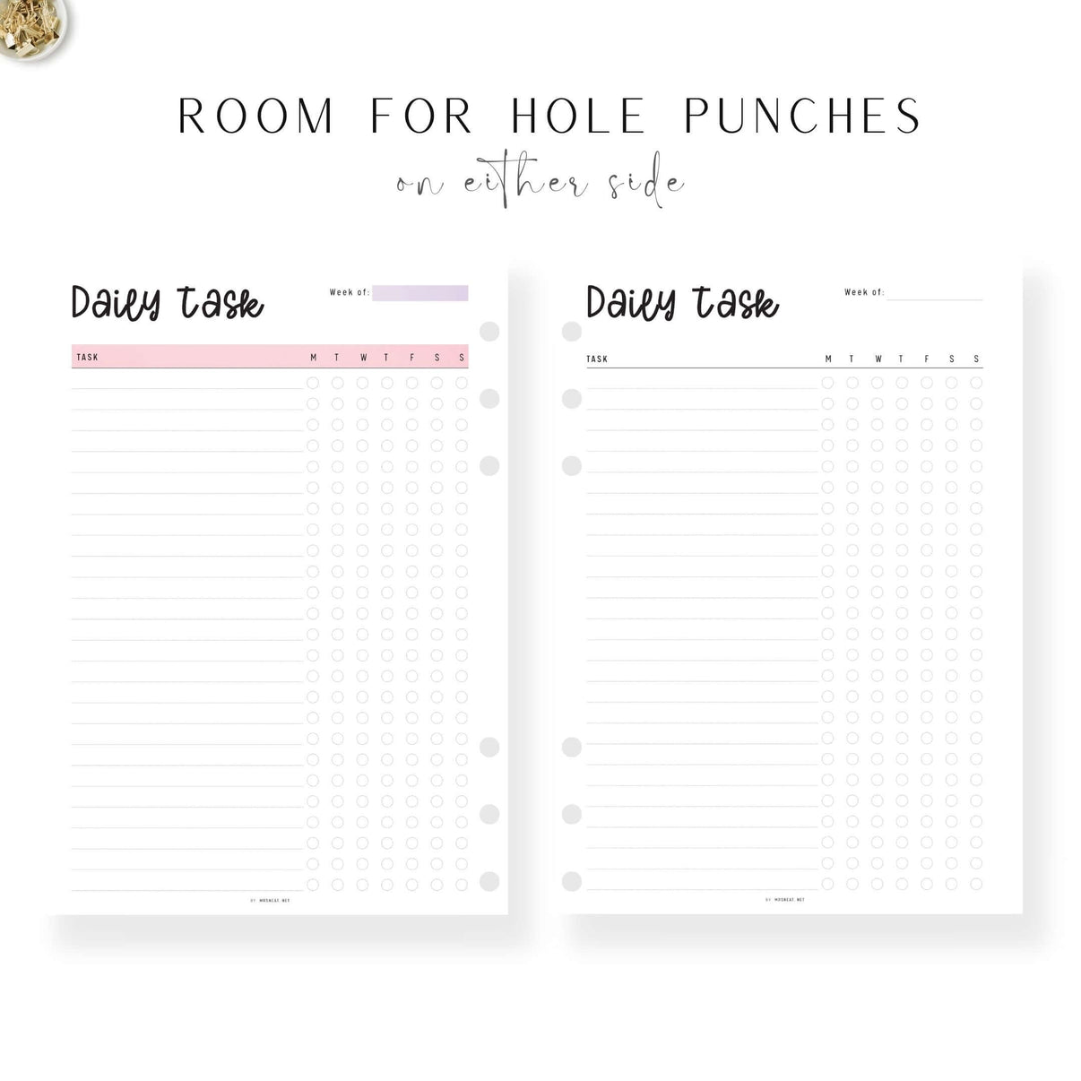 Daily Task List Printable - M386 – mrsneat