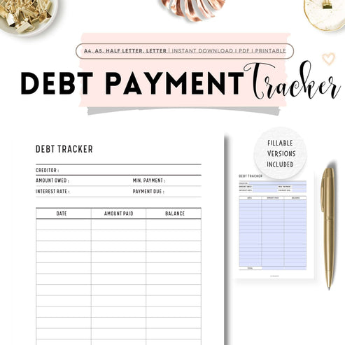 Debt Payment Tracker - M064 – mrsneat