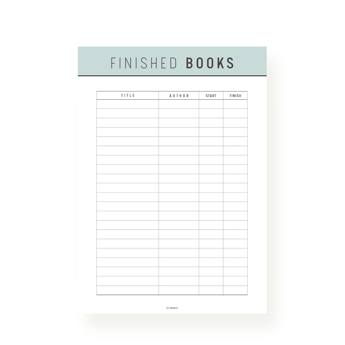 Green Book Complete List Printable