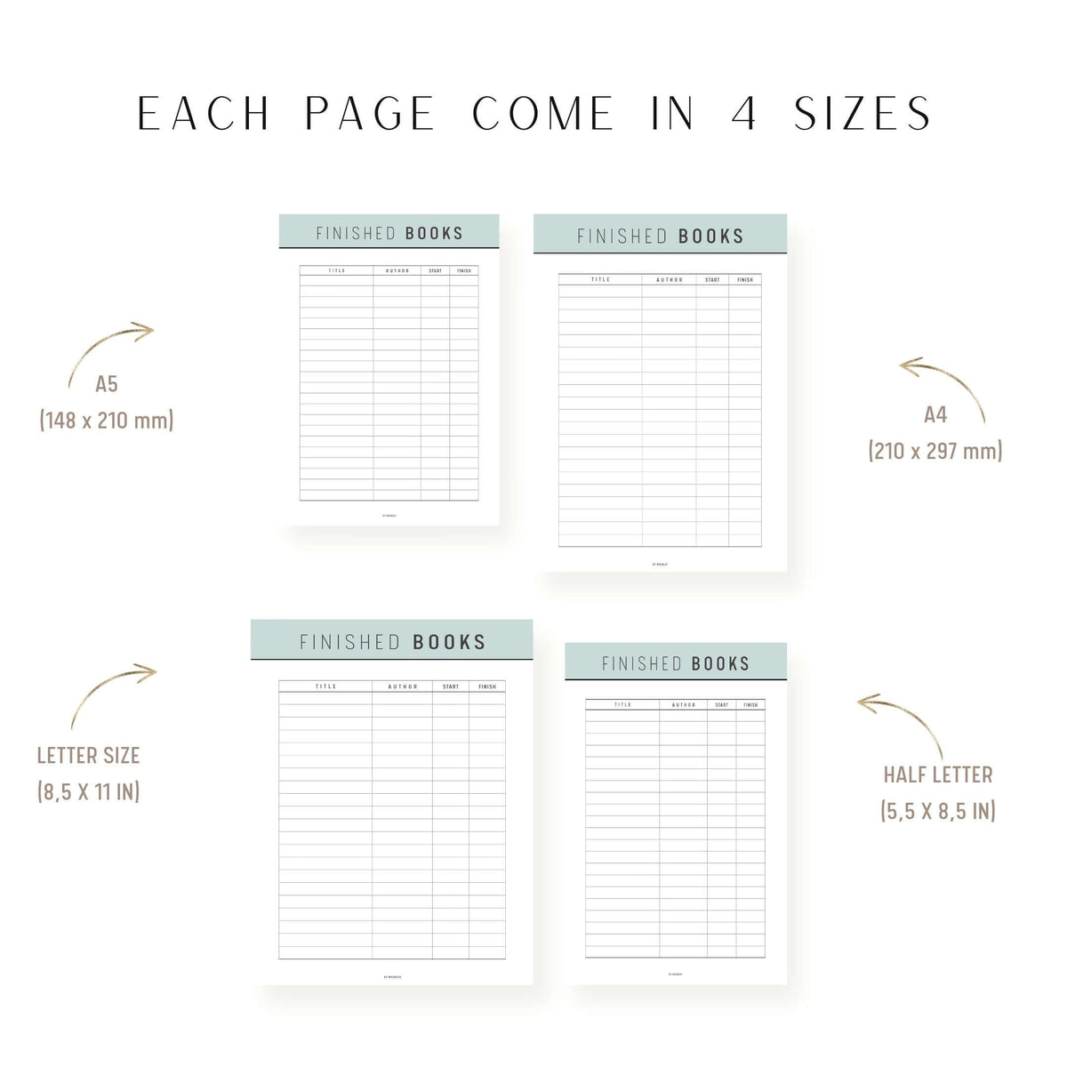 Complete List Only Book Complete List Printable – mrsneat