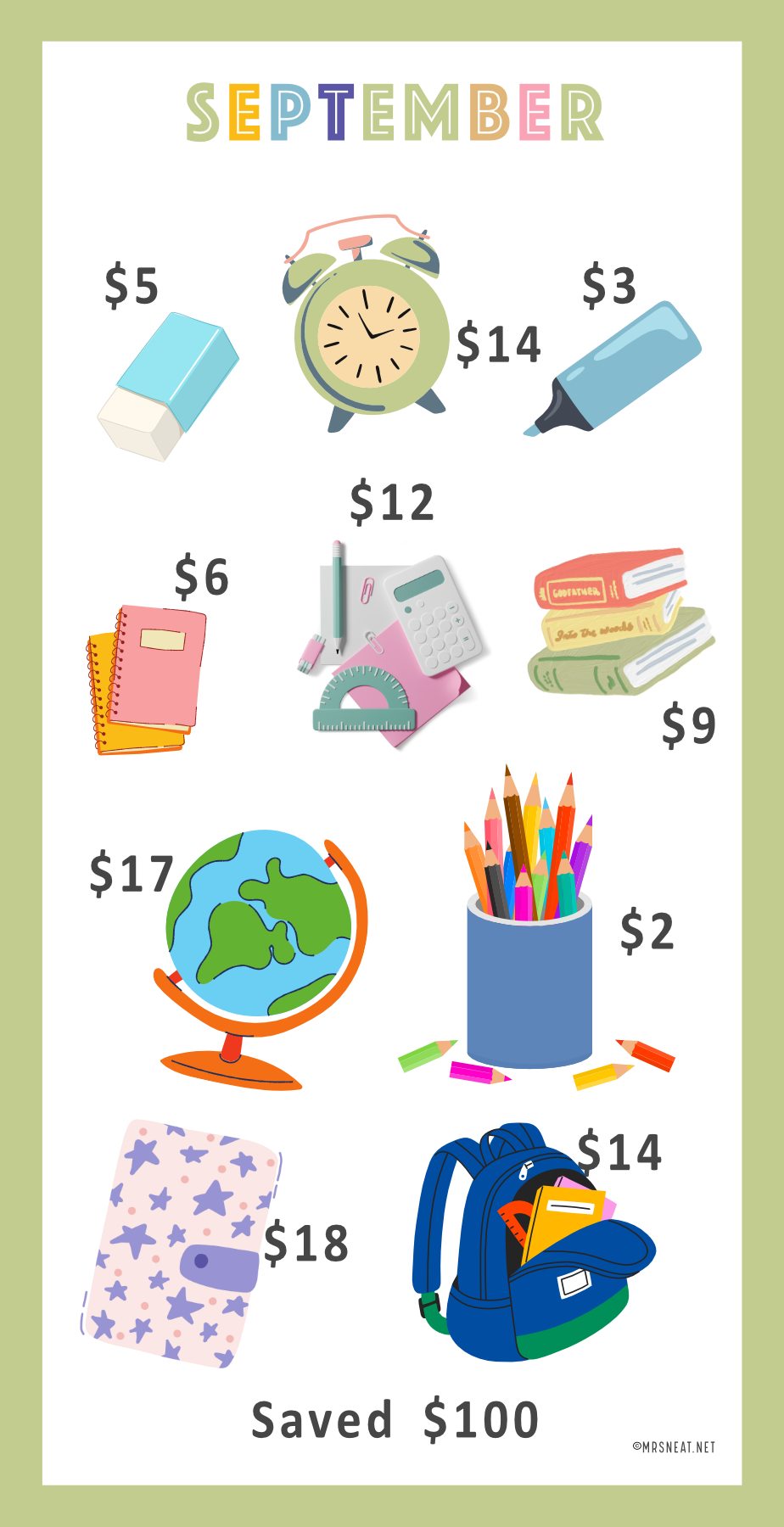 12 Months Savings Challenge Printable for Cash Stuffing, Mini Savings Challenges, A6 Money Tracker, Monthly Budgeting, Each Mini is Save 100