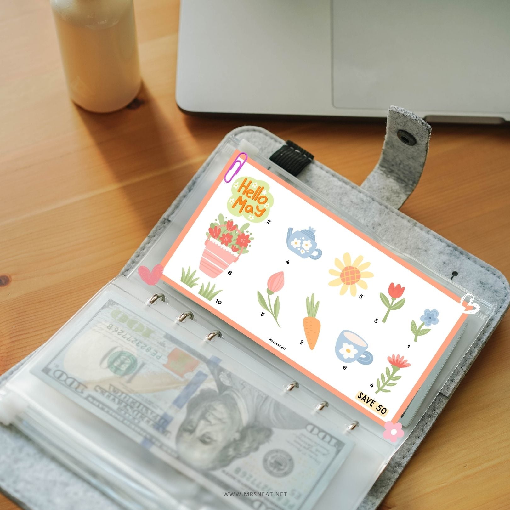 Spring Savings Challenge, Tiny Mini Savings Challenge, Printable, Digital Download, 2 Challenges, A6, Budget Tracker, Savings Tracker, Money Tracker, Money Game, Low Income Savings Challenge, Low Income Budget Tracker, Cash Stuffing