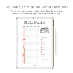 Study Tracker Printable PDF - M505 – mrsneat