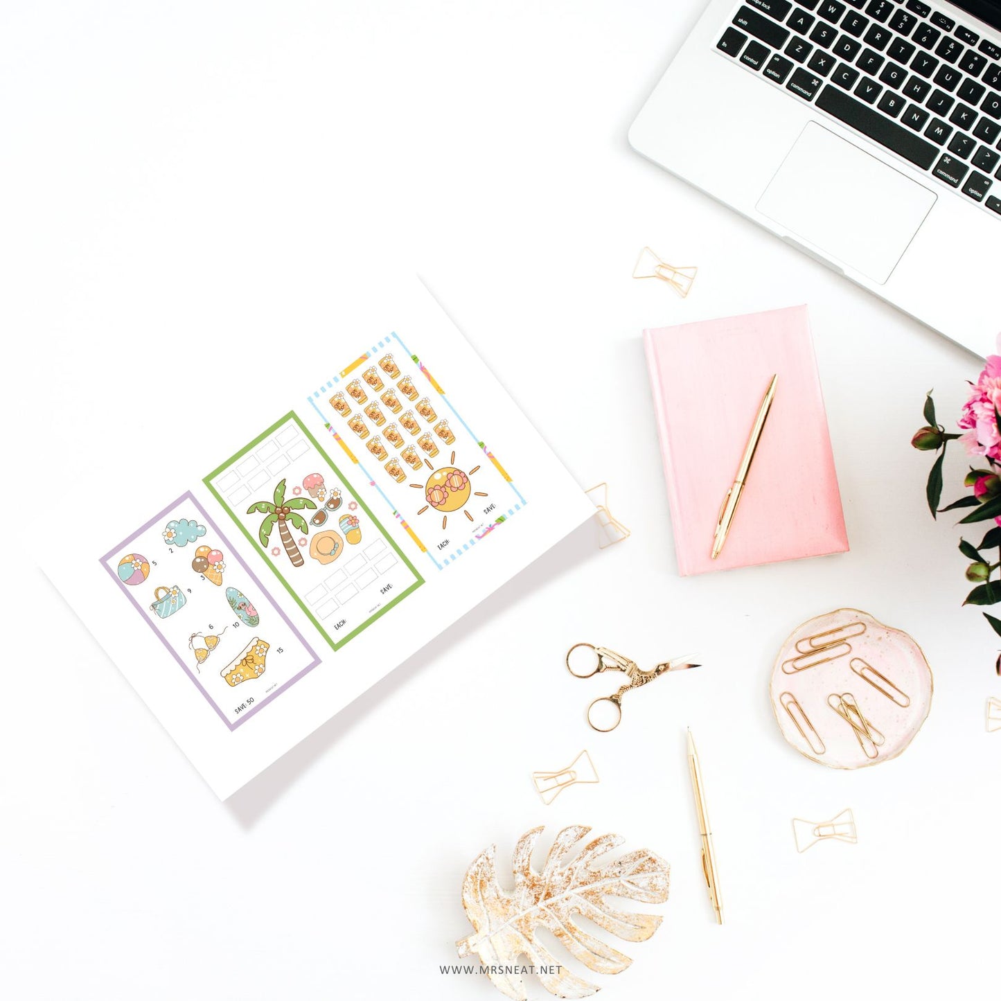 These set of three Adorable Mini Savings Challenge A6-sized  inserts fit perfectly in your binder system, making them ideal for organizing your cash stuffing envelopes and tracking your weekly or monthly savings journey.