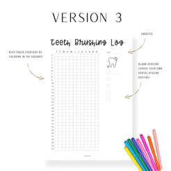 Teeth Brushing Checklist Printable Mrsneat