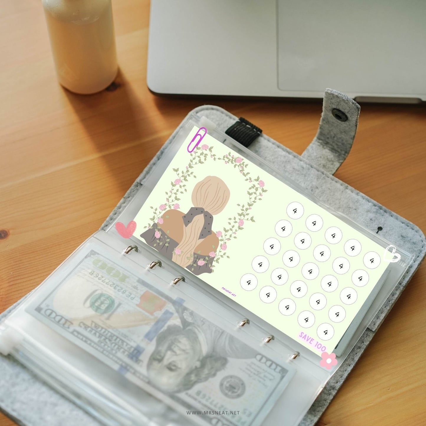 The Girl Savings Challenge, Tiny Mini Savings Challenge, A6, Printable, Digital Download, Budget Tracker, Savings Tracker, Money Tracker, Fun Mini Savings, Cash Stuffing