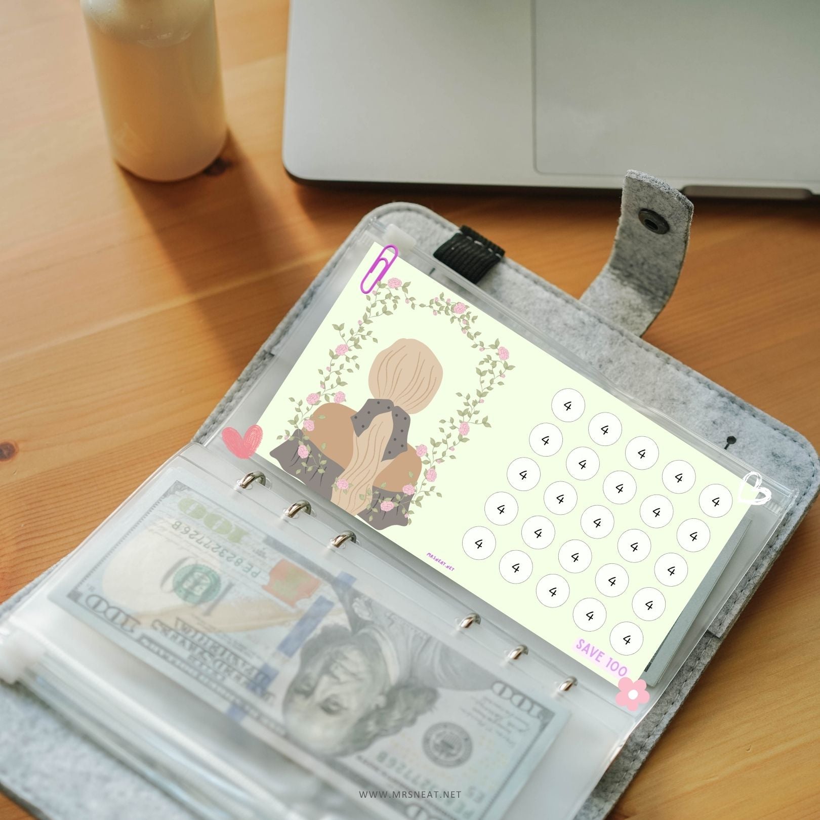 The Girl Savings Challenge, Tiny Mini Savings Challenge, A6, Printable, Digital Download, Budget Tracker, Savings Tracker, Money Tracker, Fun Mini Savings, Cash Stuffing